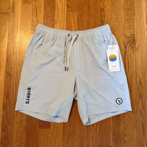 Vuori Kore 5” Shorts Small Barry’s Sky Grey NWT